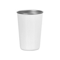 Polymer Stainless Steel Mug 17oz White - Latte PolyWrap 17oz Cone Cup
