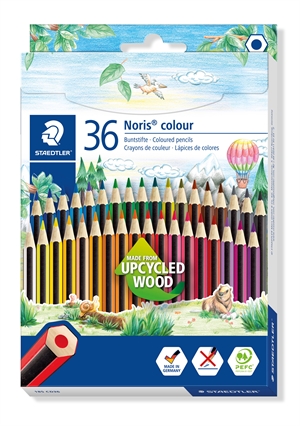 Staedtler Farbstift Noris Upcycled Holz Set (36)