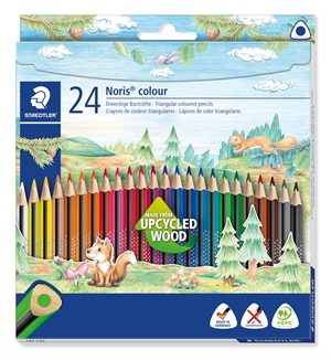 Staedtler Farbstift Noris Upcycled Wood dreieckig (24)