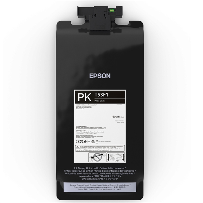 Epson Tintenbeutel Photo Black 1600 ml - T53F1