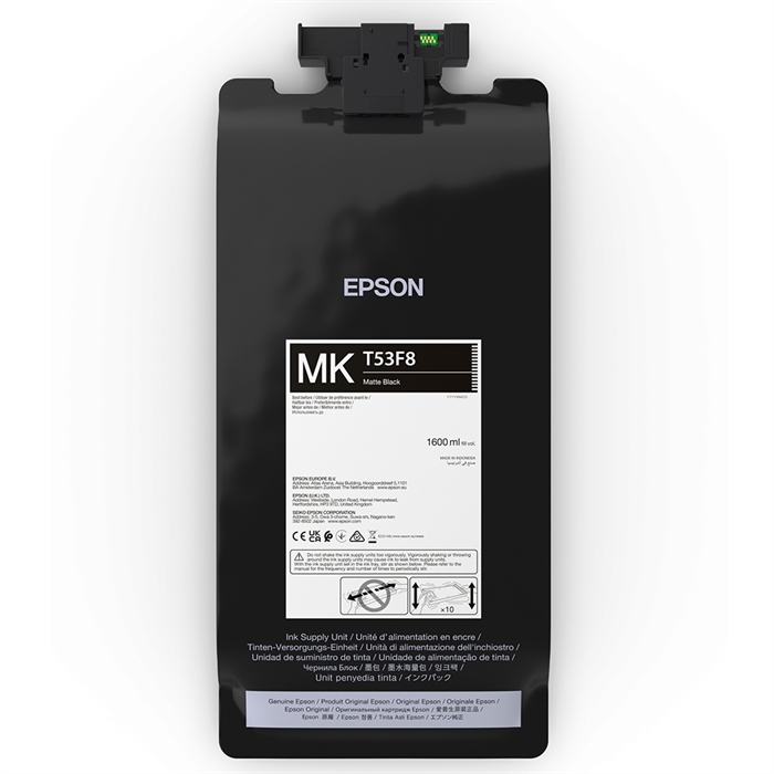 Epson Ink Cartridge Matte Black 1600 ml - T53F8