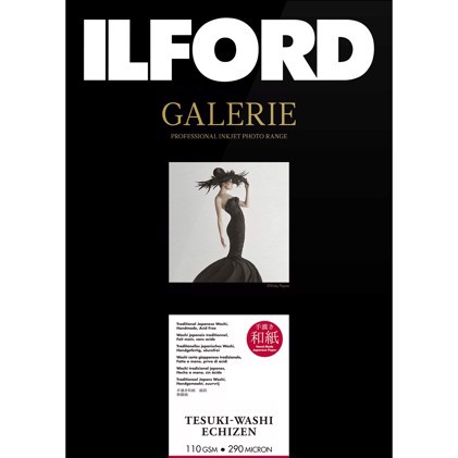 Ilford GALERIE Tesuki-Washi Echizen 110 - A1+ mit Lippenrand, 5 Blätter