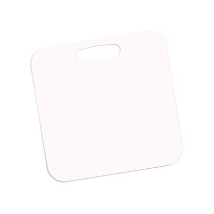 Unisub Bag Tag - Square 2 sided Semi-Gloss, White, 76 x 76 mm