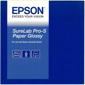 Epson SureLab Pro-S Papier glänzend BP 3,5" x 65 Meter, 4 Rollen