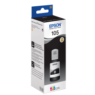 Beschreibung der Epson T105 EcoTank Black Tintenflasche