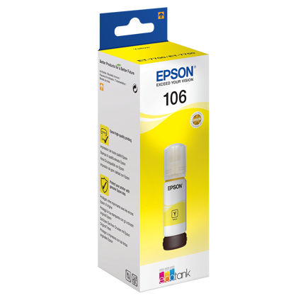 Epson T106 EcoTank Yellow Tintenfass