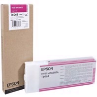 Epson Vivid Magenta T6063 - 220 ml Tintenpatrone für Epson Pro 4880