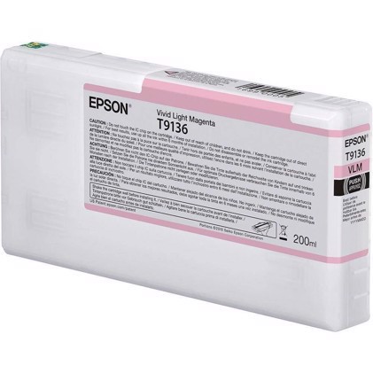 Epson Vivid Light Magenta T9136 - 200 ml bläckpatron