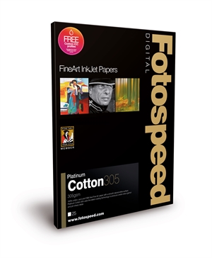 Fotospeed Platinum Cotton 305 g/m² - A3, 25 Blätter