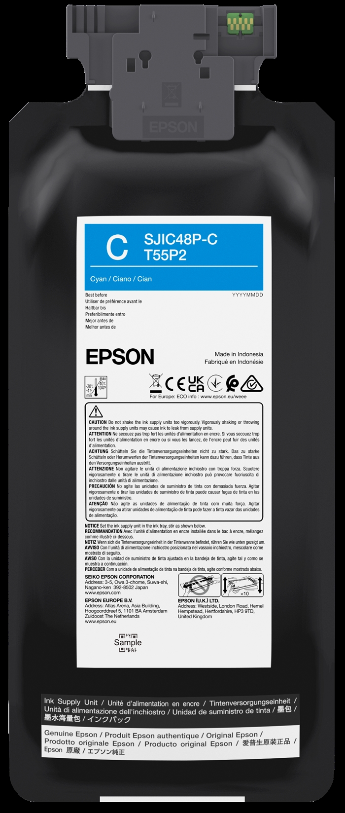 Epson Cyan-druckerpatrone für Epson ColorWorks C8000