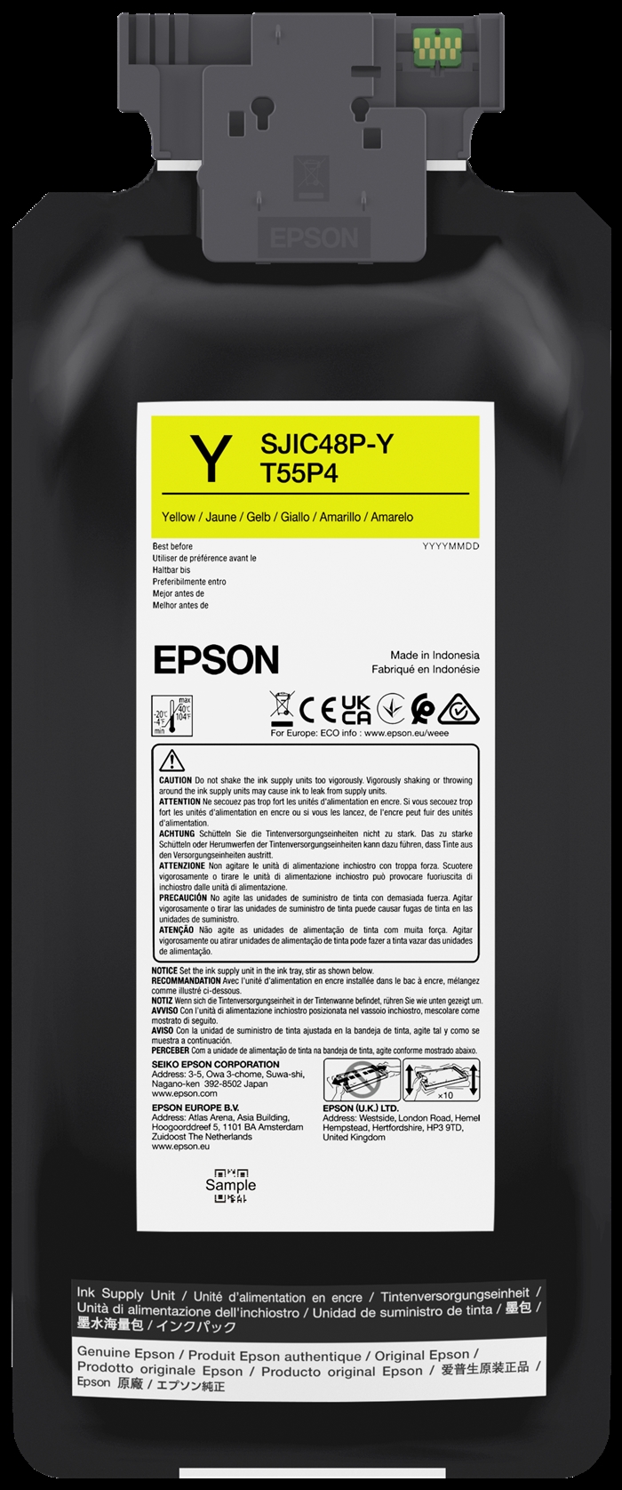Epson Gelb druckerpatrone für Epson ColorWorks C8000
