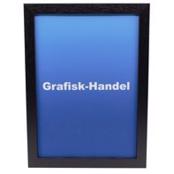Rahmen mit entspiegeltem Glas für Fotos, Kunst und Poster - 42 x 29,7 cm ( A3 ), Schwarz