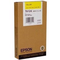 Epson Yellow T6124 - 220 ml Tintenpatrone für Epson Pro 7450 und 9450