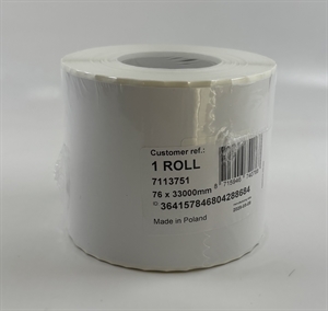 Epson Hochglanz-Etikett, endlose Rolle, 76 mm x 33 Meter