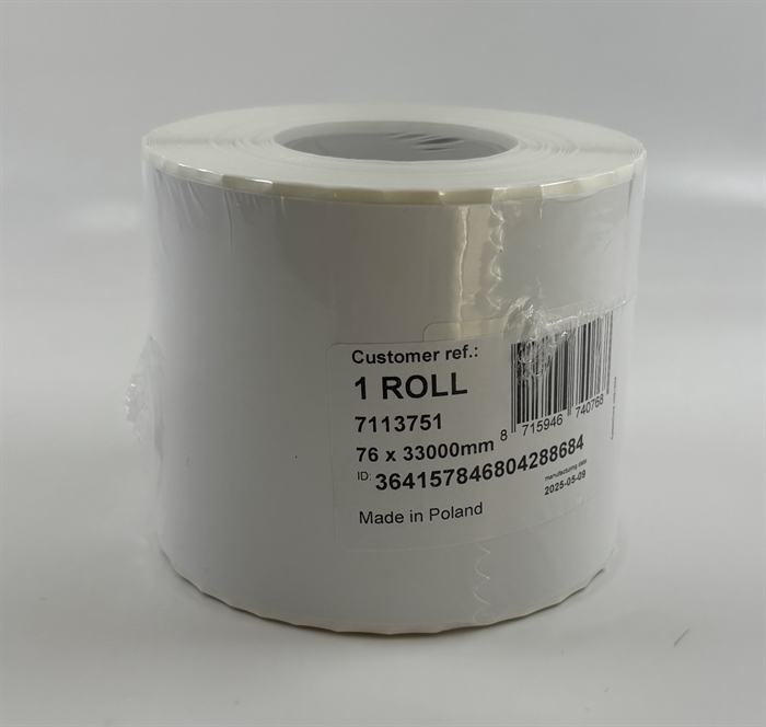 Epson Hochglanz-Etikett, endlose Rolle, 76 mm x 33 Meter