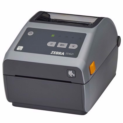 Zebra ZD621d, 8 dots/mm (203 dpi), peeler, disp. (colour), RTC, USB, USB Host, RS232, BT (BLE), Ethernet, grey